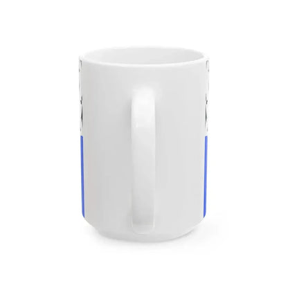 Drapeau fr departement Morbihan (France) White Coffee Mug - Go Mug Yourself