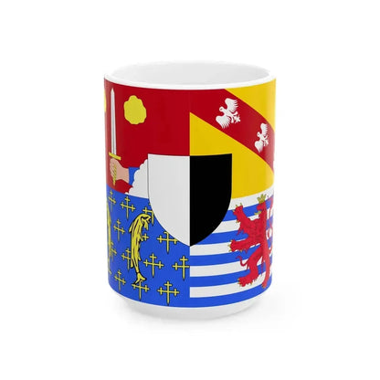 Drapeau fr departement Moselle (France) White Coffee Mug 15oz - Go Mug Yourself