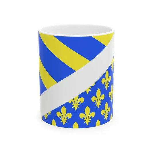 Drapeau fr departement Oise (France) White Coffee Mug 11oz - Go Mug Yourself