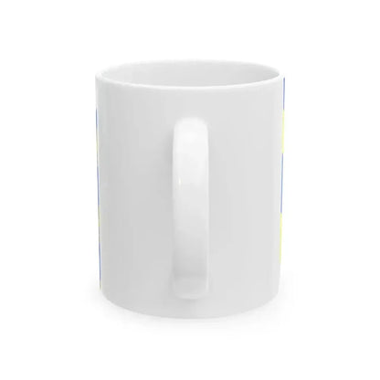 Drapeau fr departement Oise (France) White Coffee Mug - Go Mug Yourself