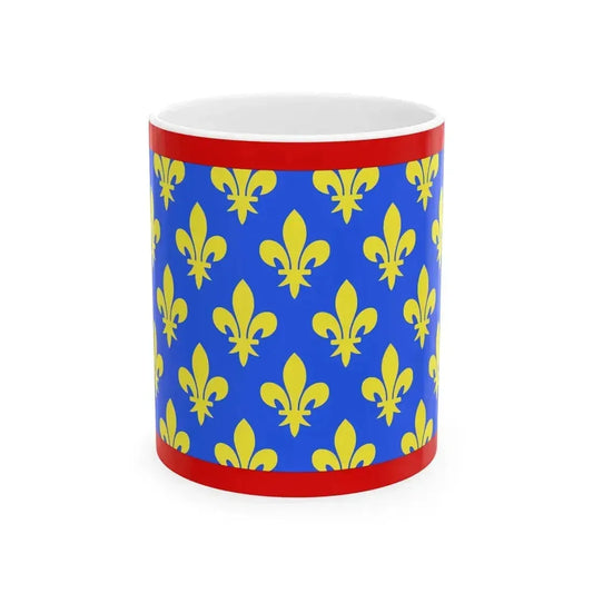 Drapeau fr departement Sarthe (France) White Coffee Mug 11oz - Go Mug Yourself