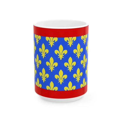 Drapeau fr departement Sarthe (France) White Coffee Mug 15oz - Go Mug Yourself