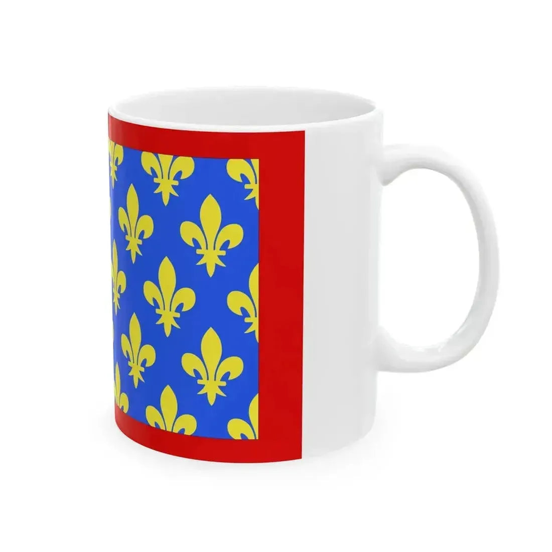 Drapeau fr departement Sarthe (France) White Coffee Mug - Go Mug Yourself