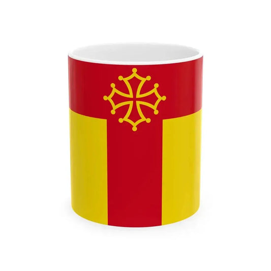 Drapeau fr departement Tarn (France) White Coffee Mug 11oz - Go Mug Yourself