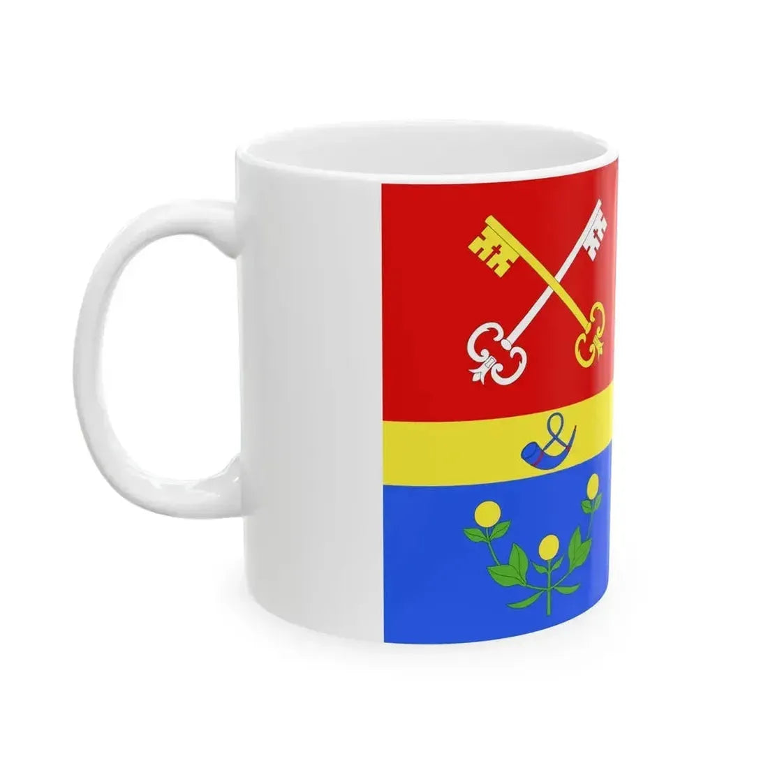 Drapeau fr departement Vaucluse (France) White Coffee Mug - Go Mug Yourself