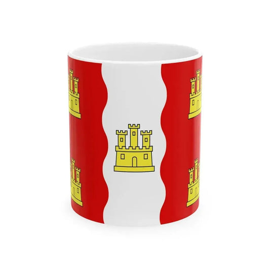 Drapeau fr departement Vienne (France) White Coffee Mug 11oz - Go Mug Yourself