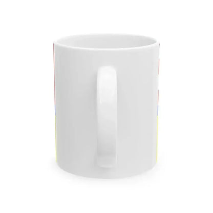 Drapeau fr departement Yonne (France) White Coffee Mug - Go Mug Yourself