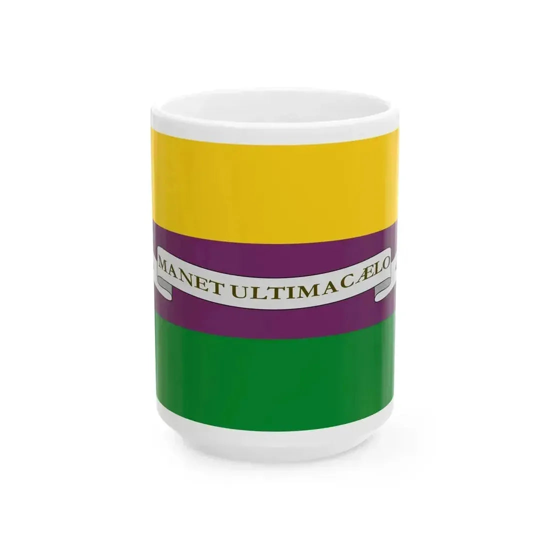 Drapeau Henri III (Belgium) White Coffee Mug 15oz - Go Mug Yourself