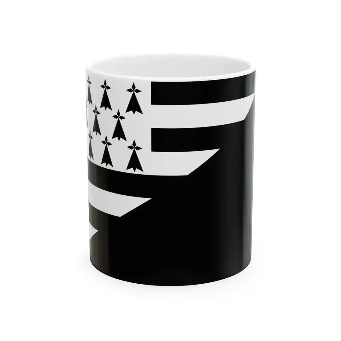 Drapeau Huch (Belgium) White Coffee Mug 11oz - Go Mug Yourself