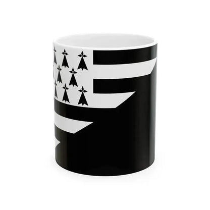 Drapeau Huch (Belgium) White Coffee Mug 11oz - Go Mug Yourself