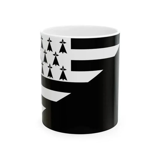 Drapeau Huch (Belgium) White Coffee Mug 11oz - Go Mug Yourself