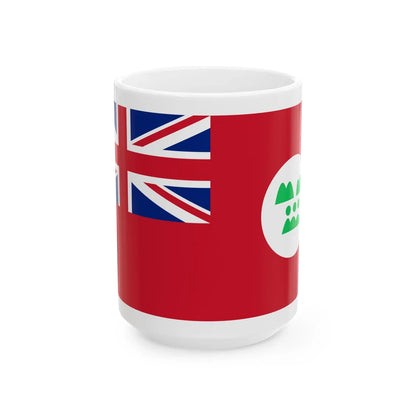 Drapeau Junagadh vector (India) White Coffee Mug 15oz - Go Mug Yourself