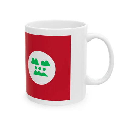 Drapeau Junagadh vector (India) White Coffee Mug - Go Mug Yourself