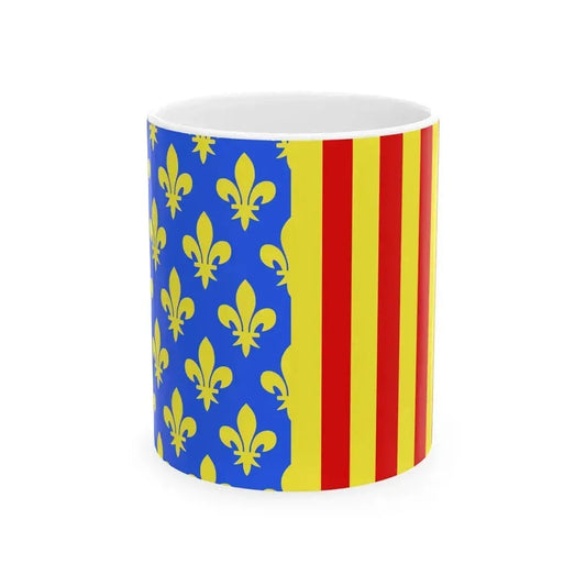Drapeau non-officiel fr departement Lozere (France) White Coffee Mug 11oz - Go Mug Yourself