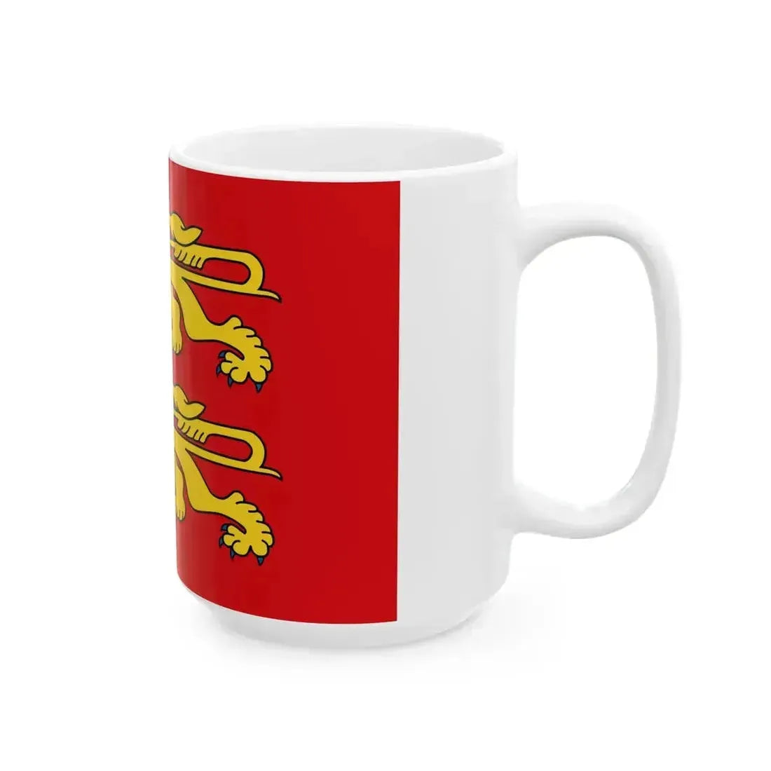 Drapeau non-officiel fr departement Manche (France) White Coffee Mug - Go Mug Yourself