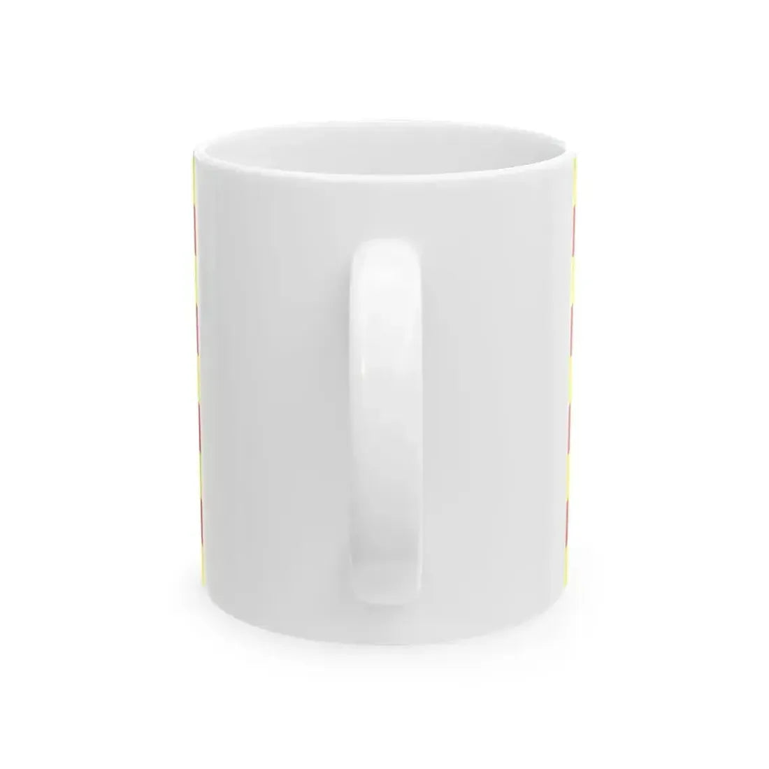 Drapeau propose pour le departement des Pyrenees-Orientales (France) White Coffee Mug - Go Mug Yourself