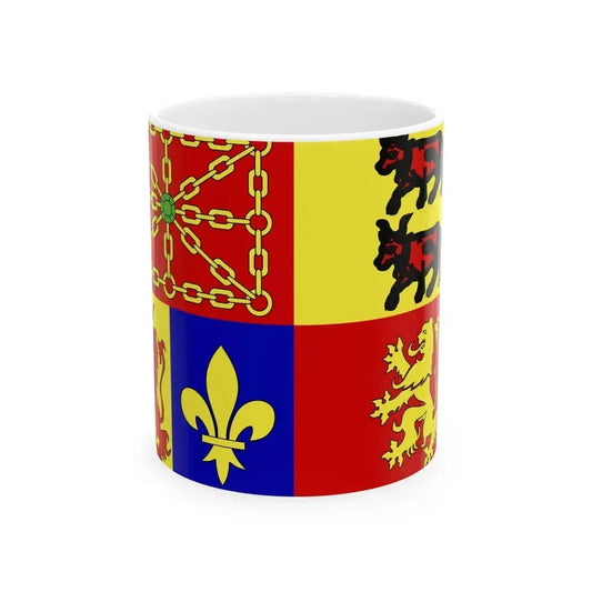 Drapeau propose pour les Pyrenees-atlantiques (France) White Coffee Mug 11oz - Go Mug Yourself