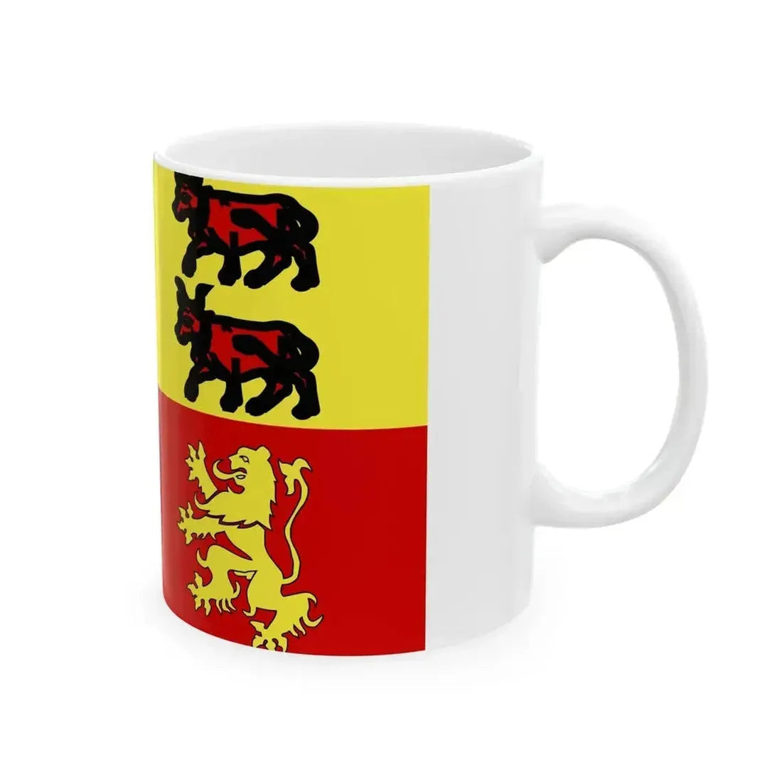 Drapeau propose pour les Pyrenees-atlantiques (France) White Coffee Mug - Go Mug Yourself