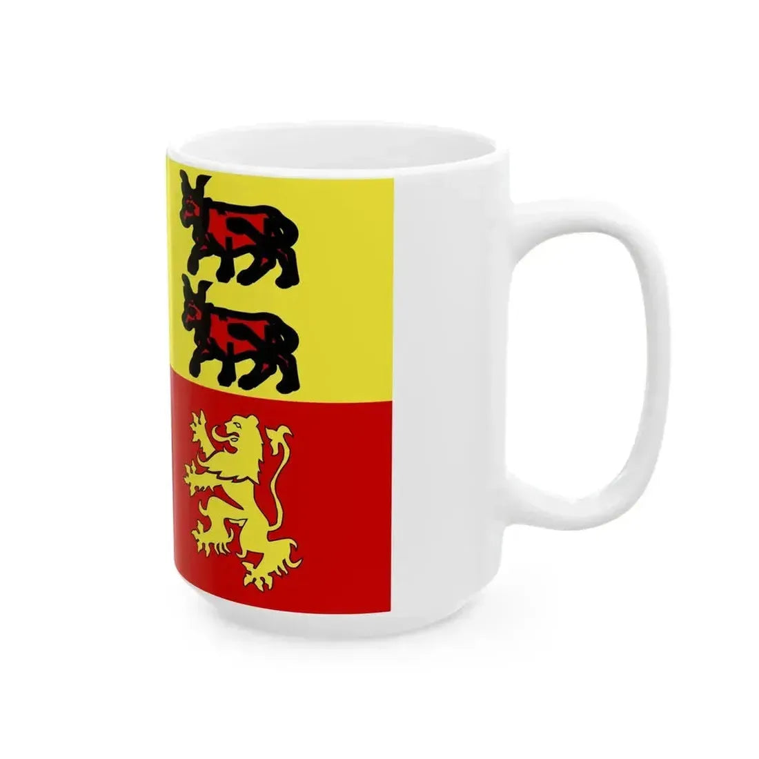 Drapeau propose pour les Pyrenees-atlantiques (France) White Coffee Mug - Go Mug Yourself
