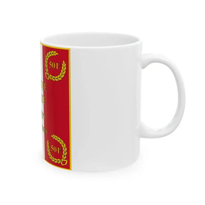 Drapeau Regiment Moderne 501e RCC Avers (France) White Coffee Mug - Go Mug Yourself