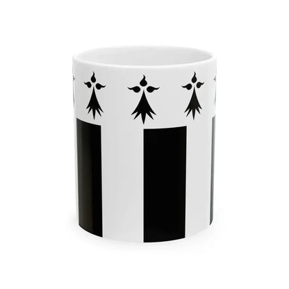 Drapeau Rennes (Belgium) White Coffee Mug 11oz - Go Mug Yourself