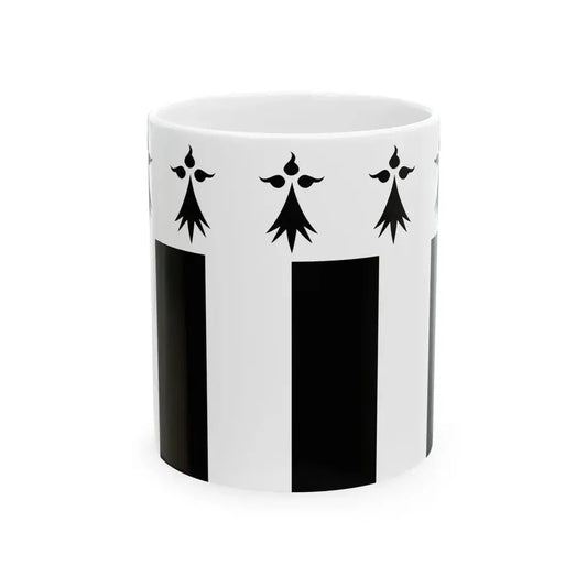 Drapeau Rennes (Belgium) White Coffee Mug 11oz - Go Mug Yourself