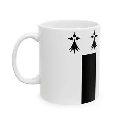 Drapeau Rennes (Belgium) White Coffee Mug - Go Mug Yourself