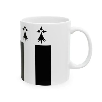 Drapeau Rennes (Belgium) White Coffee Mug - Go Mug Yourself