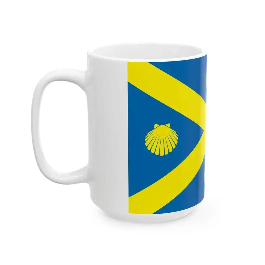 Drapeau Versonnex Ain (France) White Coffee Mug - Go Mug Yourself