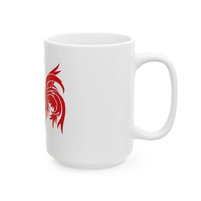 Drapeau ville be Charleroi (Belgium) White Coffee Mug - Go Mug Yourself