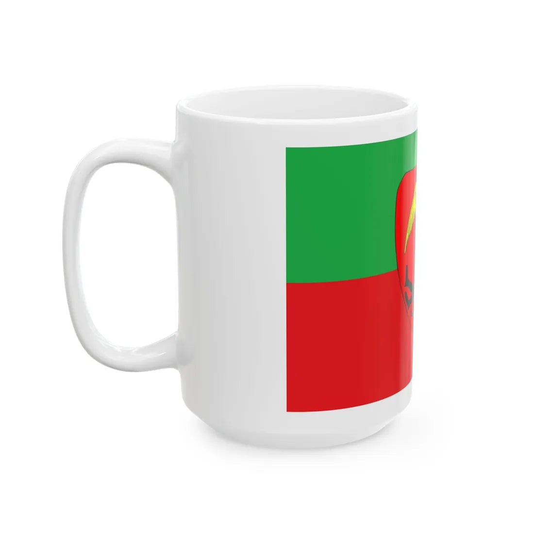 Drapeau ville de Bruxelles (Belgium) White Coffee Mug - Go Mug Yourself