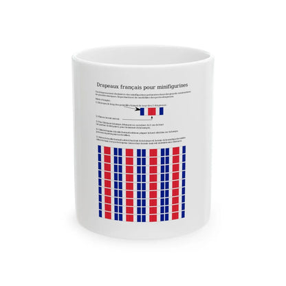 Drapeaux-Fr-minifigs-fr (France) White Coffee Mug 11oz - Go Mug Yourself