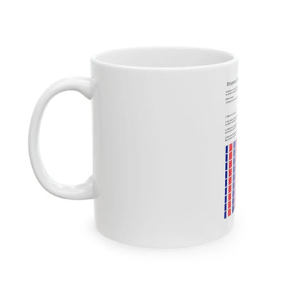 Drapeaux-Fr-minifigs-fr (France) White Coffee Mug - Go Mug Yourself