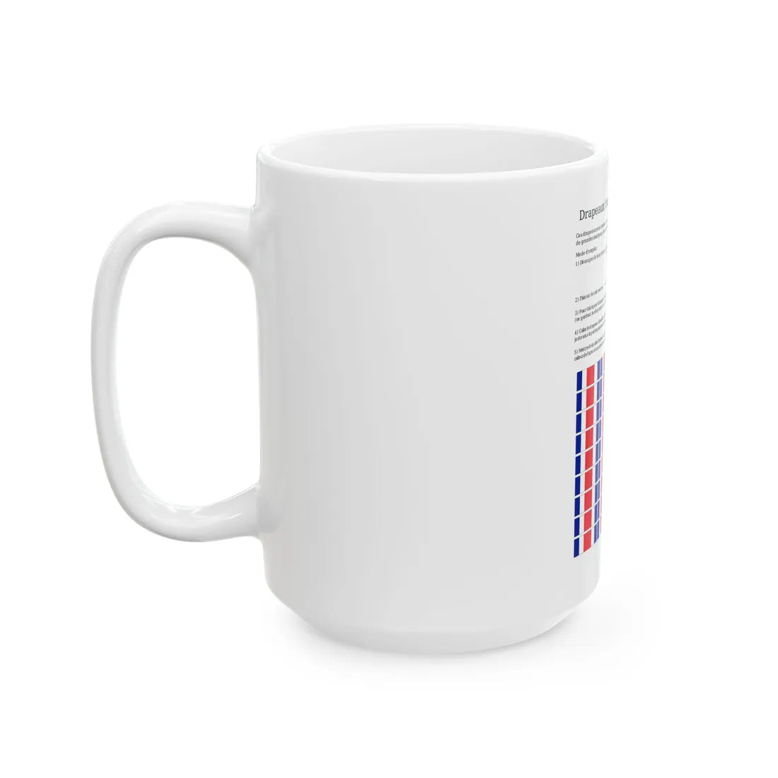 Drapeaux-Fr-minifigs-fr (France) White Coffee Mug - Go Mug Yourself