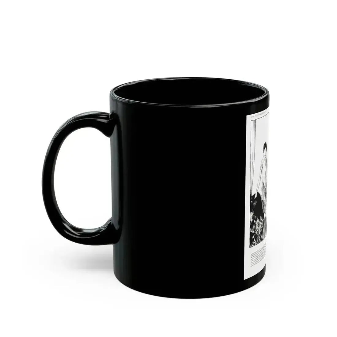 Draped and Cleverly Paneled ..., Harper's Bazaar, November 1921 - Black Coffee Mug - Go Mug Yourself