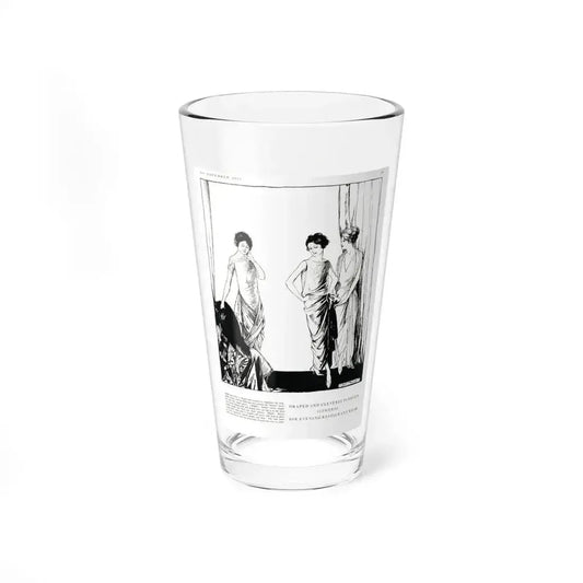 Draped and Cleverly Paneled ..., Harper's Bazaar, November 1921 - Pint Glass 16oz 16oz - Go Mug Yourself