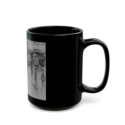 Drawing of Natives, 1906 - Black Coffee Mug - Go Mug Yourself