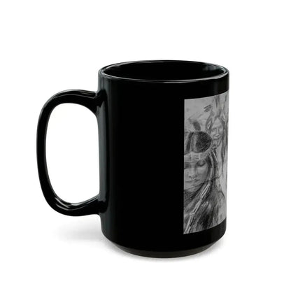 Drawing of Natives, 1906 - Black Coffee Mug - Go Mug Yourself