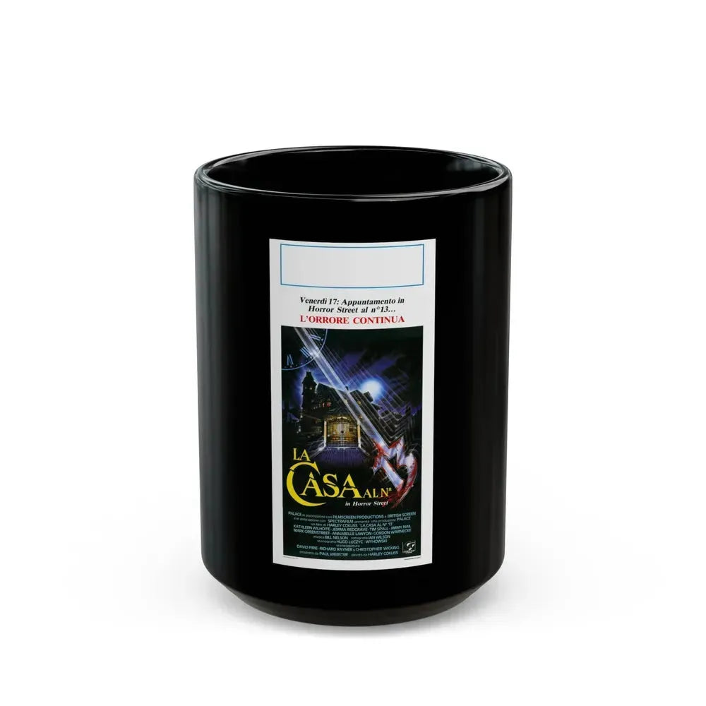 DREAM DEMON (ITALIAN) 1988 Movie Poster - Black Coffee Mug 15oz - Go Mug Yourself