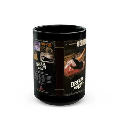 DREAM NO EVIL (VHS COVER) - Black Coffee Mug 15oz - Go Mug Yourself