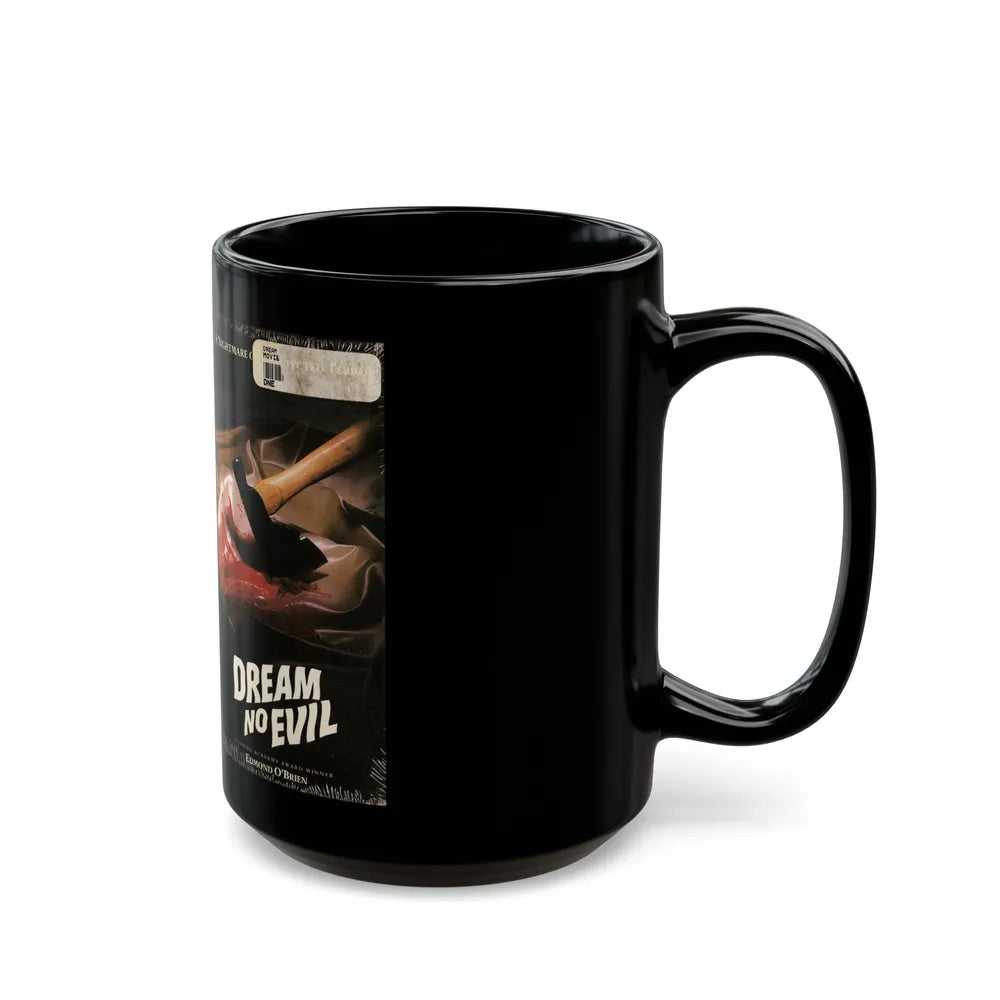 DREAM NO EVIL (VHS COVER) - Black Coffee Mug-Go Mug Yourself