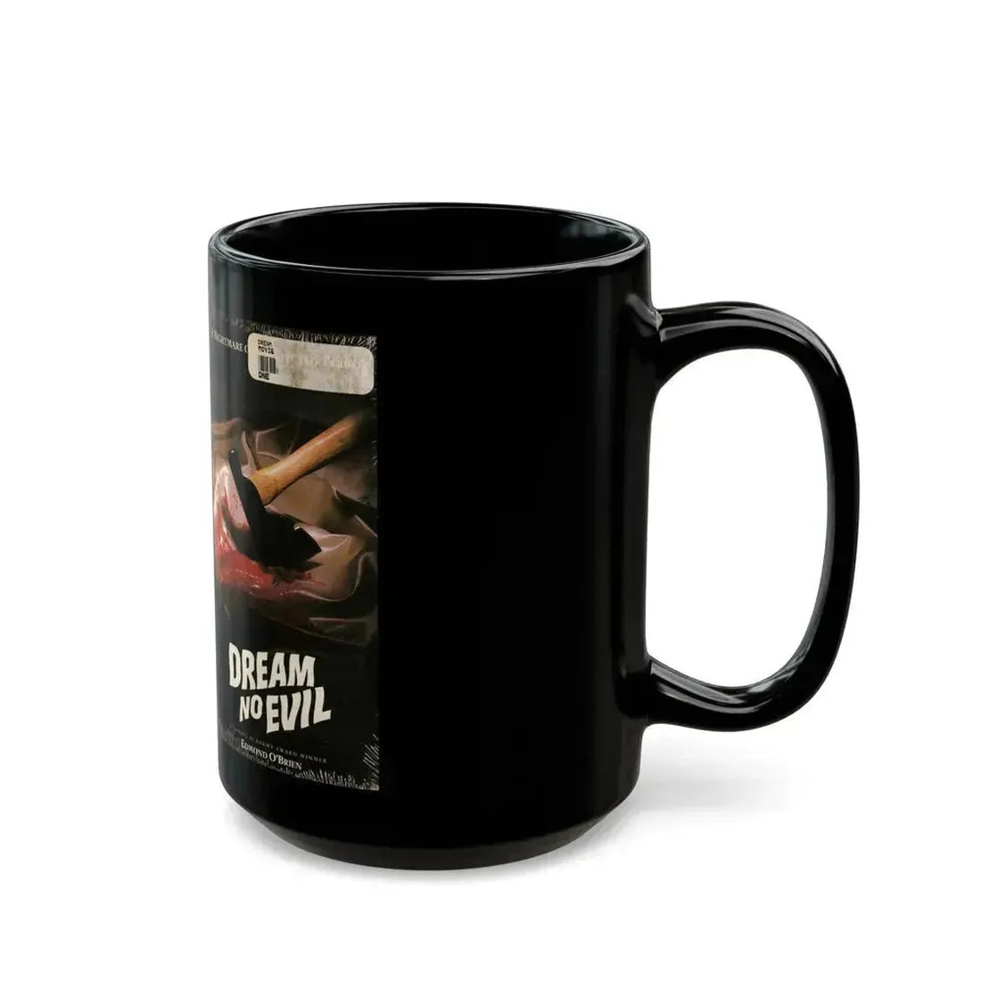 DREAM NO EVIL (VHS COVER) - Black Coffee Mug - Go Mug Yourself