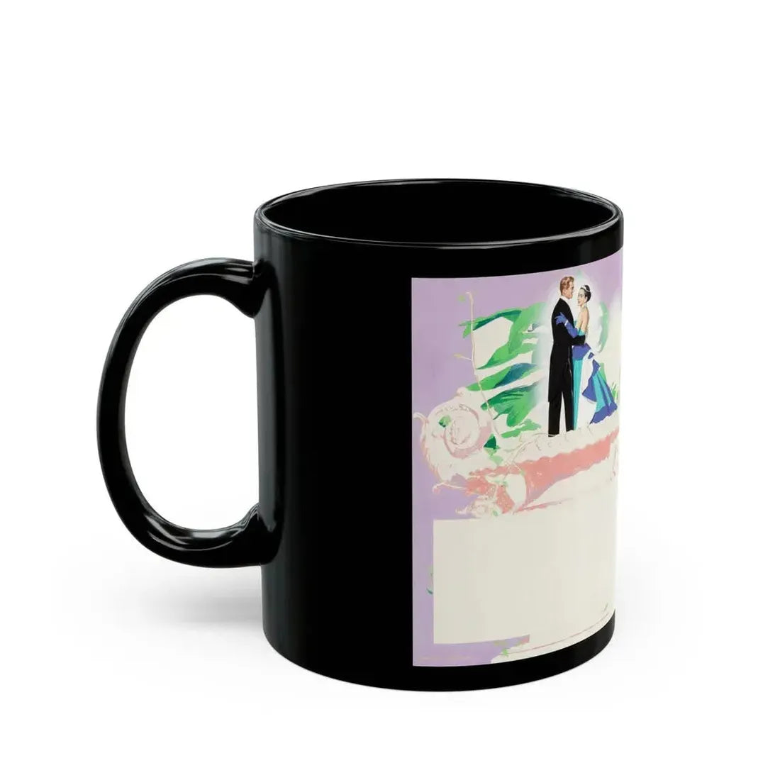 Dreaming, Magazine Illustration - Black Coffee Mug - Go Mug Yourself