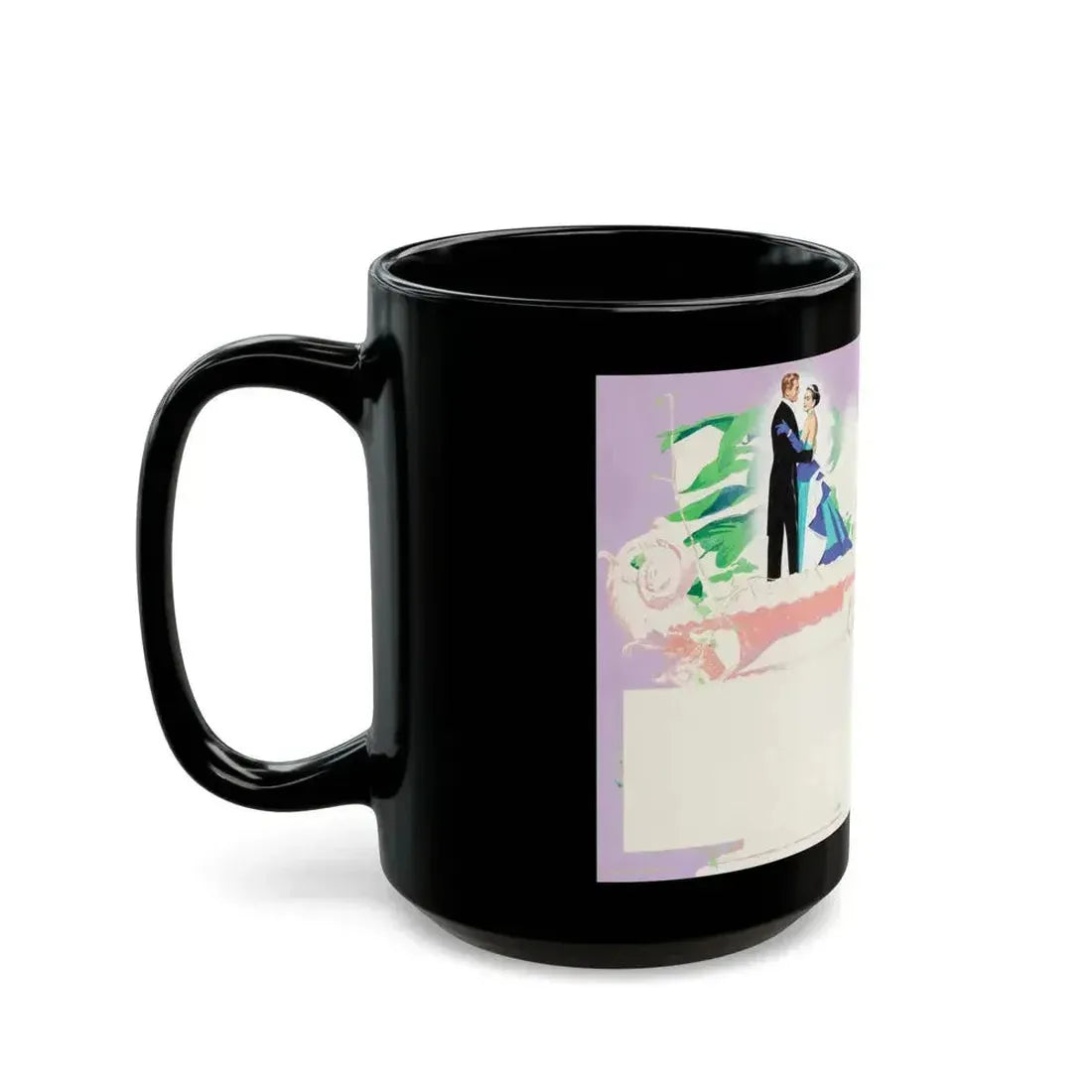 Dreaming, Magazine Illustration - Black Coffee Mug - Go Mug Yourself