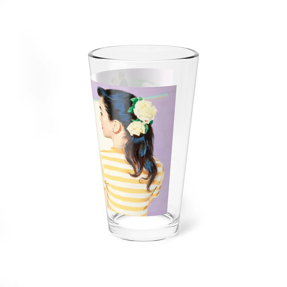 Dreaming, Magazine Illustration - Pint Glass 16oz-Go Mug Yourself