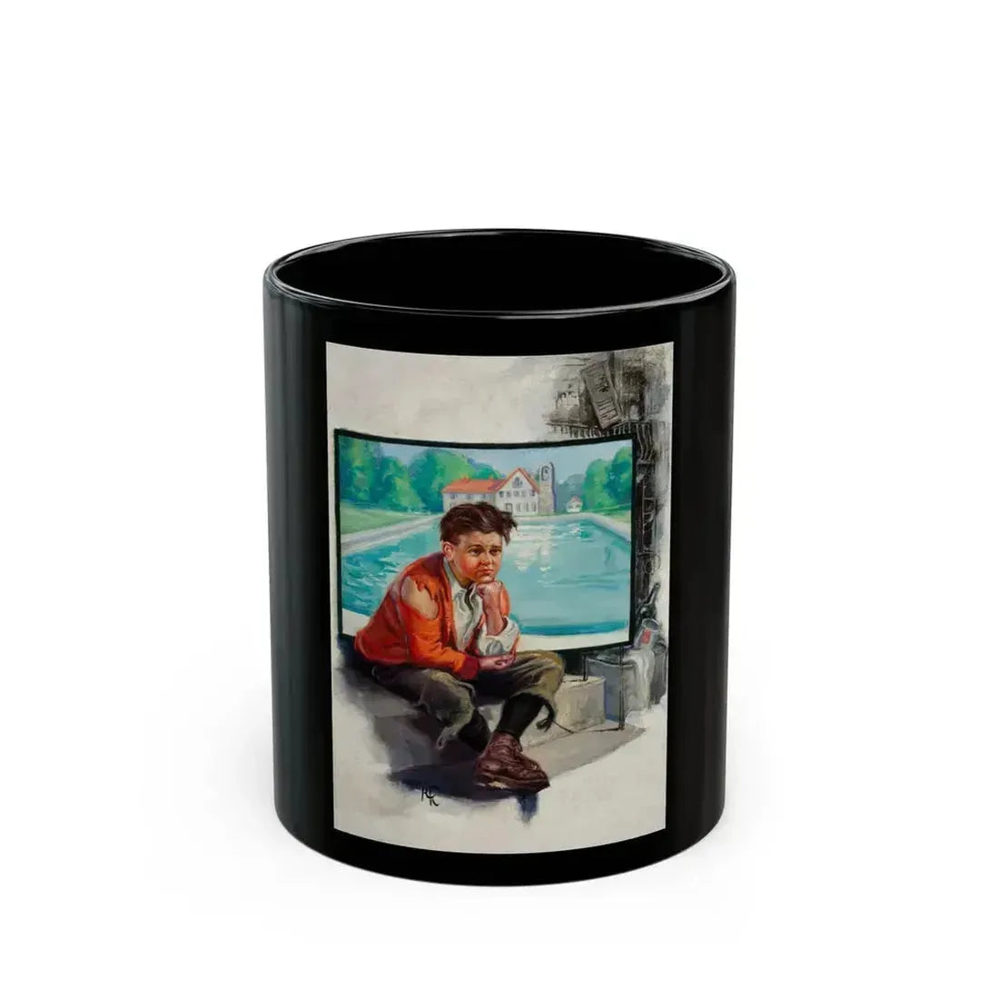 Dreaming of a Better Life - Black Coffee Mug 11oz - Go Mug Yourself