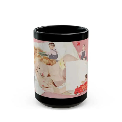 Dreaming of Baby - Black Coffee Mug 15oz - Go Mug Yourself