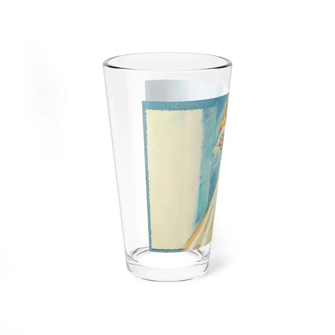 Dreaming of the Day, Tab Magazine story illustration, April 20, 1946 - Pint Glass 16oz - Go Mug Yourself