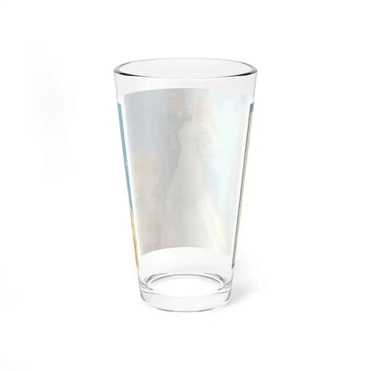 Dreaming of the Day, Tab Magazine story illustration, April 20, 1946 - Pint Glass 16oz - Go Mug Yourself