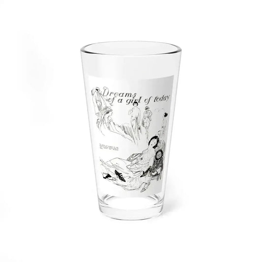 Dreams of a girl of today, Silver Screen, March 23, 1922 - Pint Glass 16oz 16oz - Go Mug Yourself